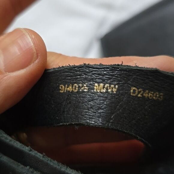 Born Black Leather Wedges 9 - Picture 5 of 5